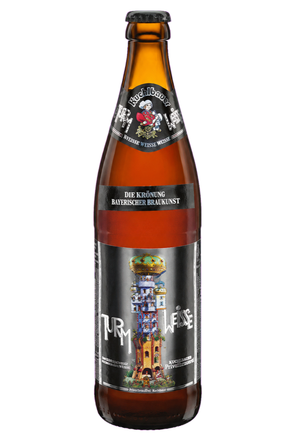 Cassa Kuchlbauer Turmweisse, birra bavarese Weissbier, 20 bottiglie da 50cl